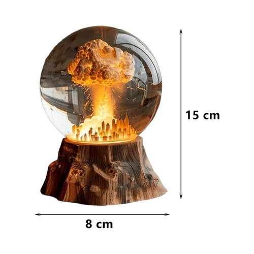 Atomic Bomb Explosion Lamp 3D Mushroom Cloud LED