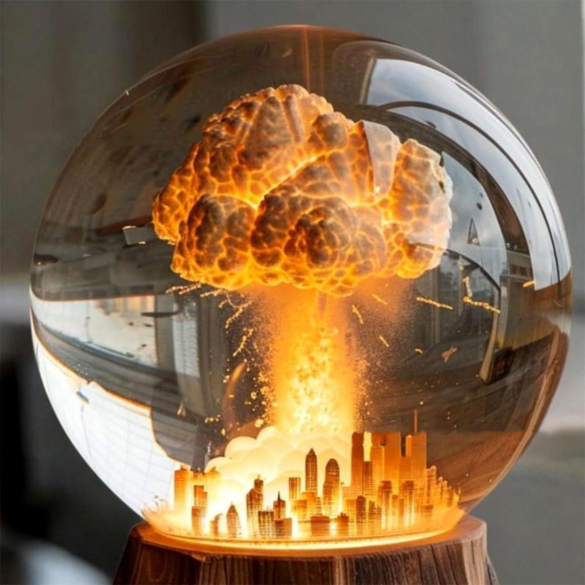 Atomic Bomb Explosion Lamp 3D Mushroom Cloud LED