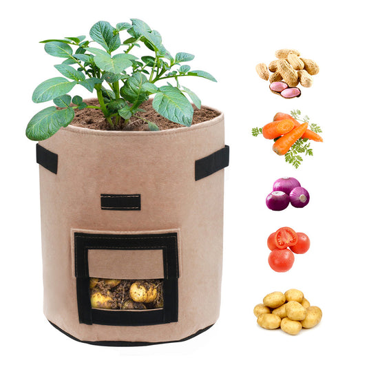 Portable Plant Bag with Harvest Window