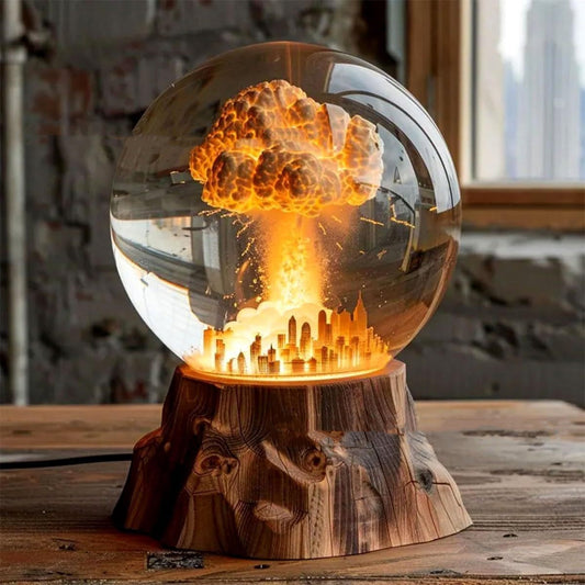 Atomic Bomb Explosion Lamp 3D Mushroom Cloud LED