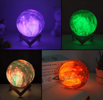 3D Moon Lamp with Remote