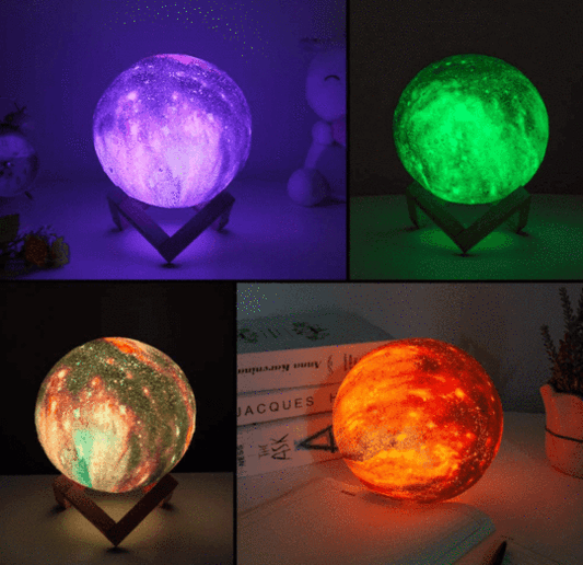 3D Moon Lamp with Remote