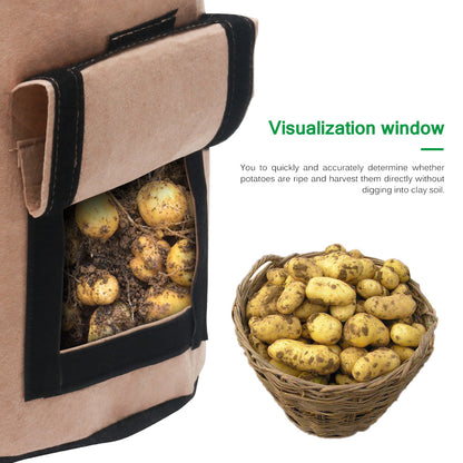 Portable Plant Bag with Harvest Window