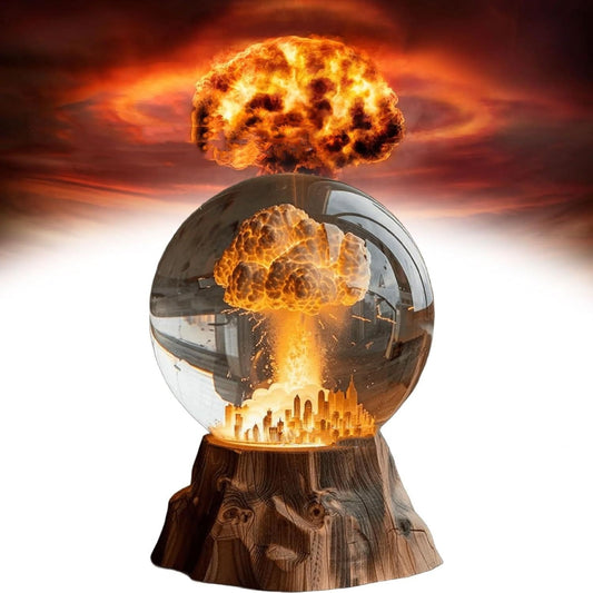 Atomic Bomb Explosion Lamp 3D Mushroom Cloud LED